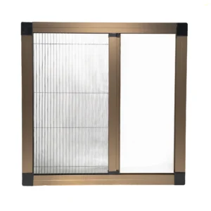 Champaign Anodizied Retractable Aluminium Mesh